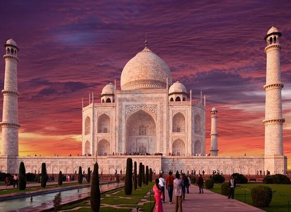 Sunset at Taj Mahal Agra